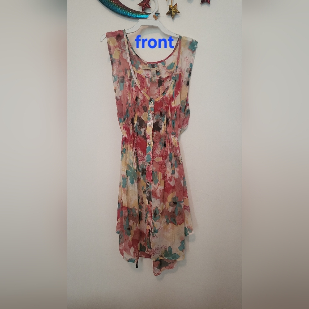 Womens American Rag Watercolor Blouse